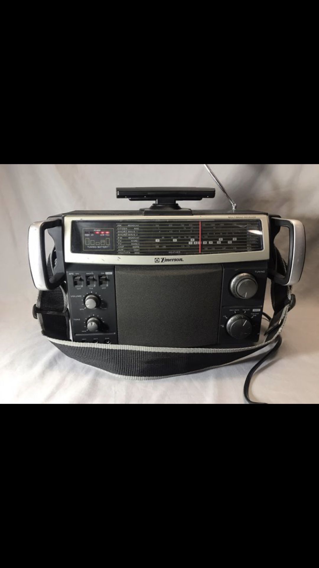 Vintage Emerson Boombox Multiband Receiver Radio Really Loud