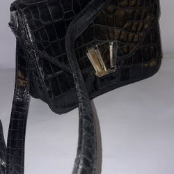 Henri Bendel Croc Style Shoulder Bag 