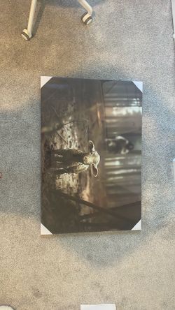 24”x36”  Canvas of Jesus Running for Lost Sheep