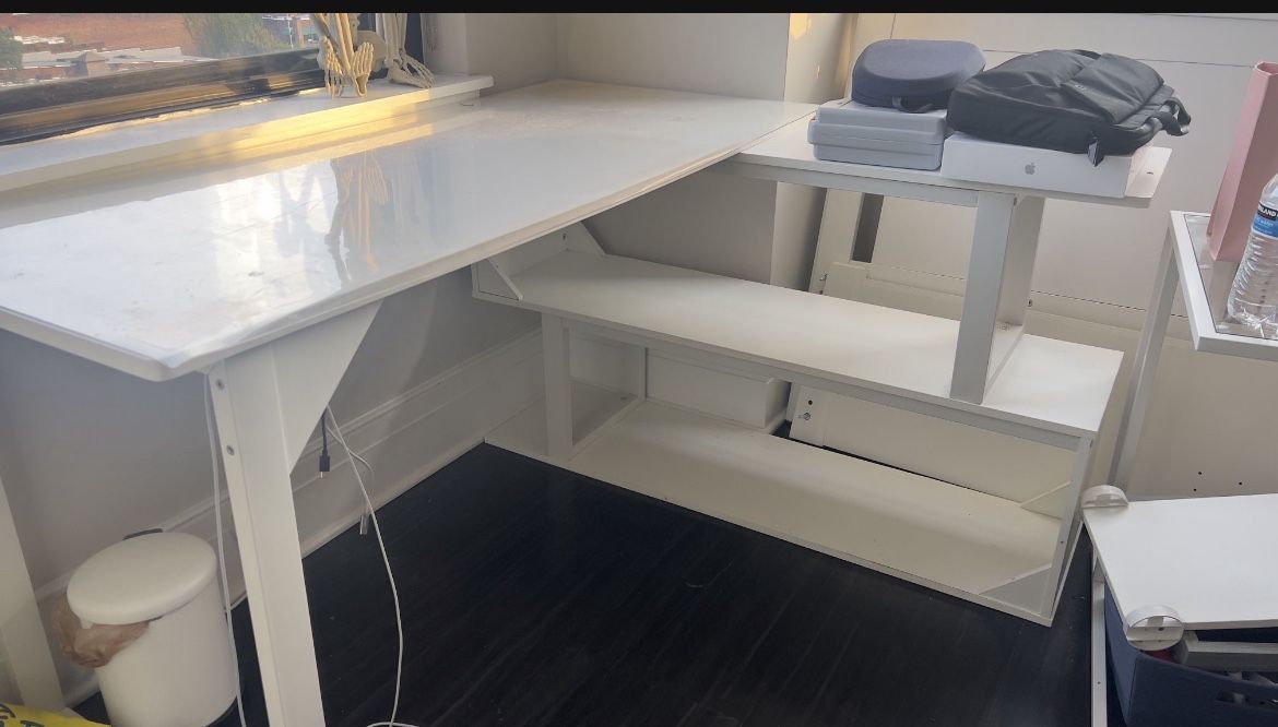 White Wooden Desk