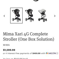 Mima Xari 4G Complete Stroller 