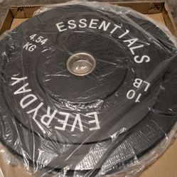Bumper Plate Weights Set 10 Lb 