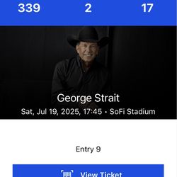 George Strait Concert Ticket
