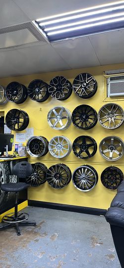 COMPACT CAR WHEELS AND TIRES $40 DOWN