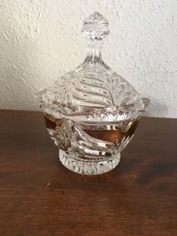 Crystal Bronze Candy Basket