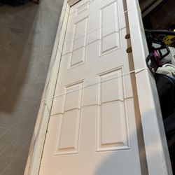 2 Anderson 200 Series Double Hung Windows 32x50 And 1 JeldWyn Fire door 30x80