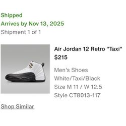 Jordan 12 Taxi