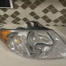 07-09 Audi Q7 Front  Left Driver Side HeaHead Light Lamp