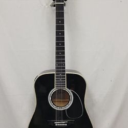 Esteban Black Acoustic Guitar