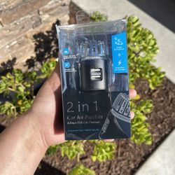 2-1 Car Purifier/ Charger 