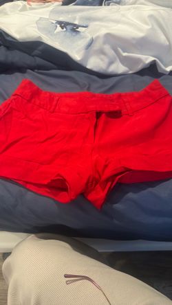 Red shorts