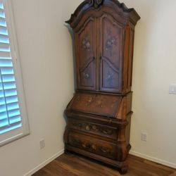 Dark Woods, Antique Secretary, Desk,