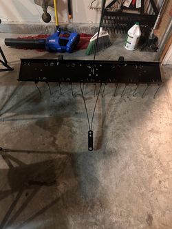 Tow-Behind Lawn Dethatcher / Rake Attachment