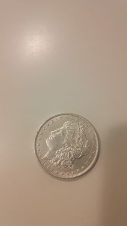 Moneda de un dólar de plata 1885 para coleccionistas