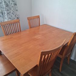 All Wood Dining table