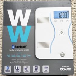 Weight Watches by Conair Bluetooth Body Analysis Smart Scale WW912WXF
