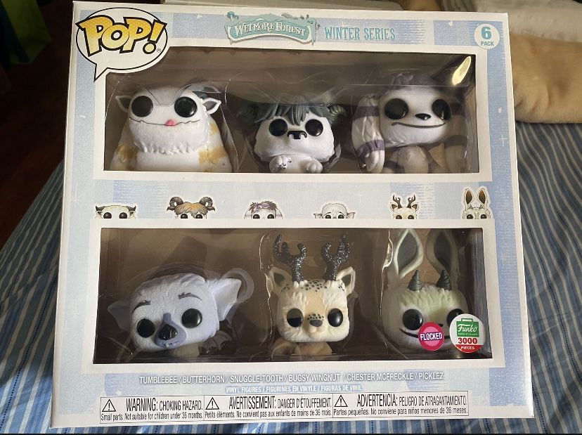 Funko Pop 6 Pack Wetmore Forest Winter Series Flocked 
