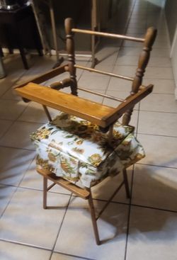 vintage doll high chair