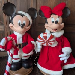 Disney Mickey Minnie Christmas Holiday Animated Motionette