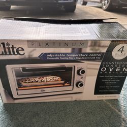 Elite Platinum Countertop Toaster Oven Broiler 
