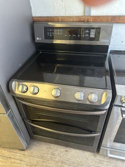 🔥 Cocina eléctrica LG con doble horno – moderna y potente 🔥
