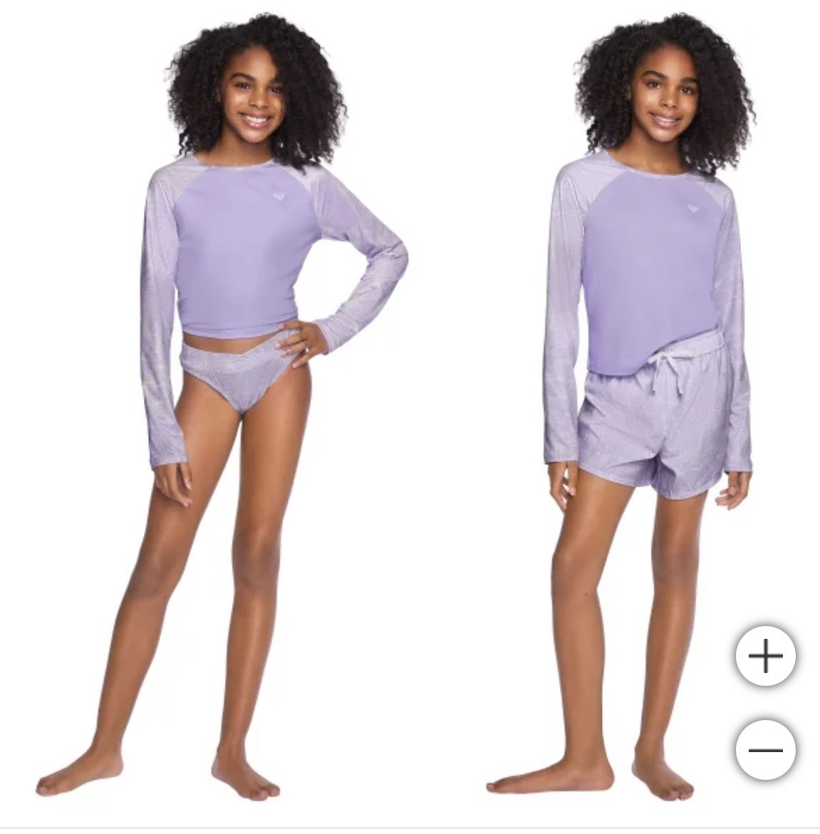 NWT Roxy big girls 3pcs swim set