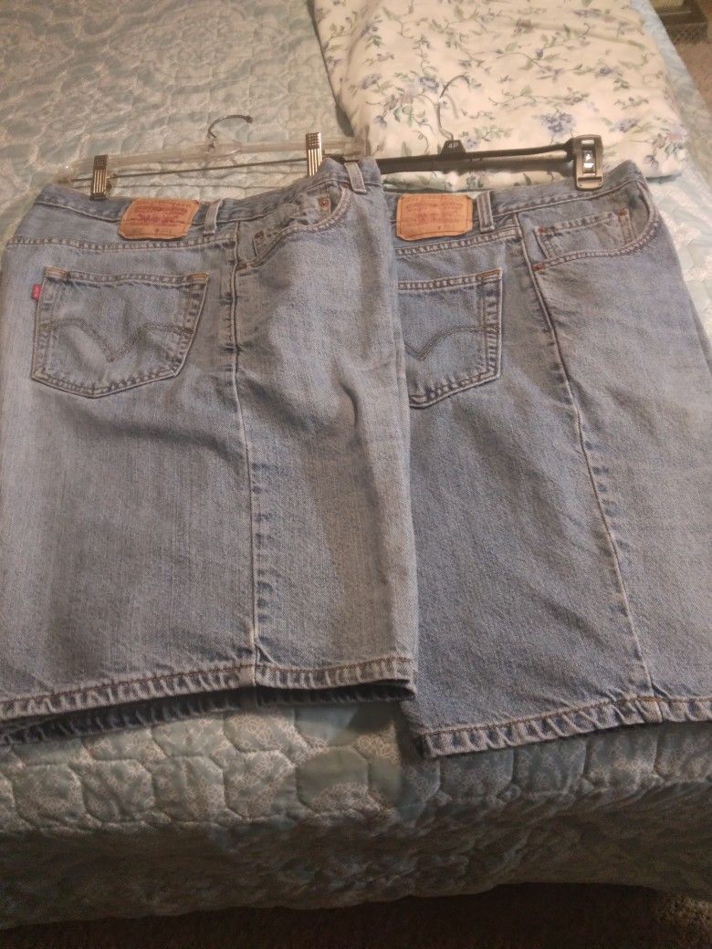 Levi Shorts 2 Pair Sz. 36