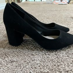 Women Black High Heels  (Size 10)