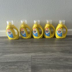 5 Liquid Tide laundry Products (160 Oz Total) 