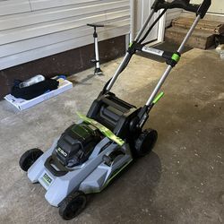 Ego Lawn Mower and Trimmer