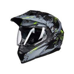 New Dual Sport Adventure Off Road Dot Motorcycle Helmet $120