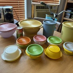Tupperware snap lock containers. $4-8 each. Rochester wa