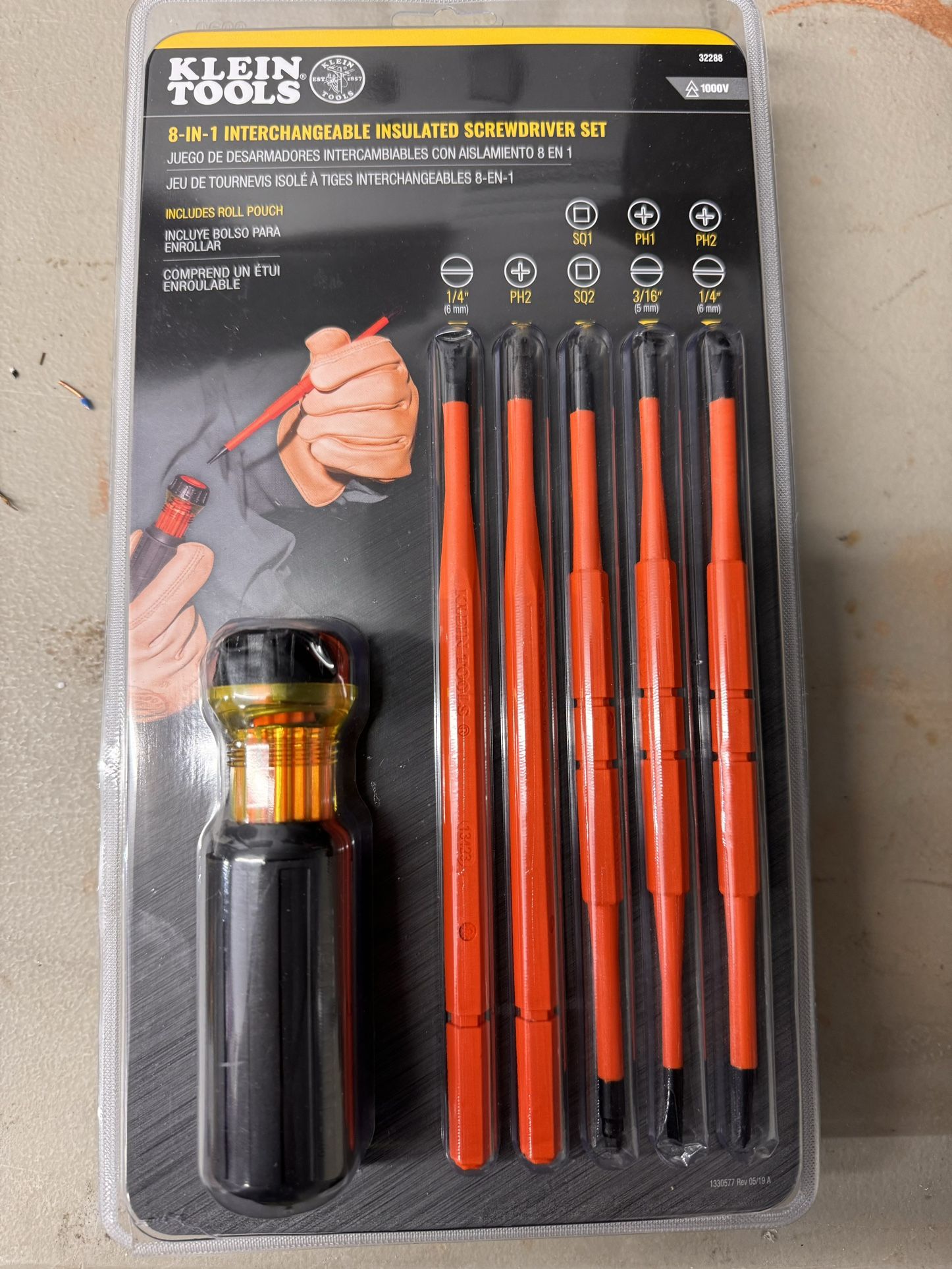 Insulated Screwdriver, 8-in-1 Screwdriver Set