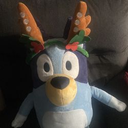 Christmas Bluey big plushie