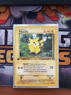 Pikachu 1st Edition Jungle Set 60/64
