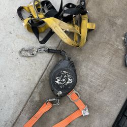 Safety Harness and Automatic Lanyard 