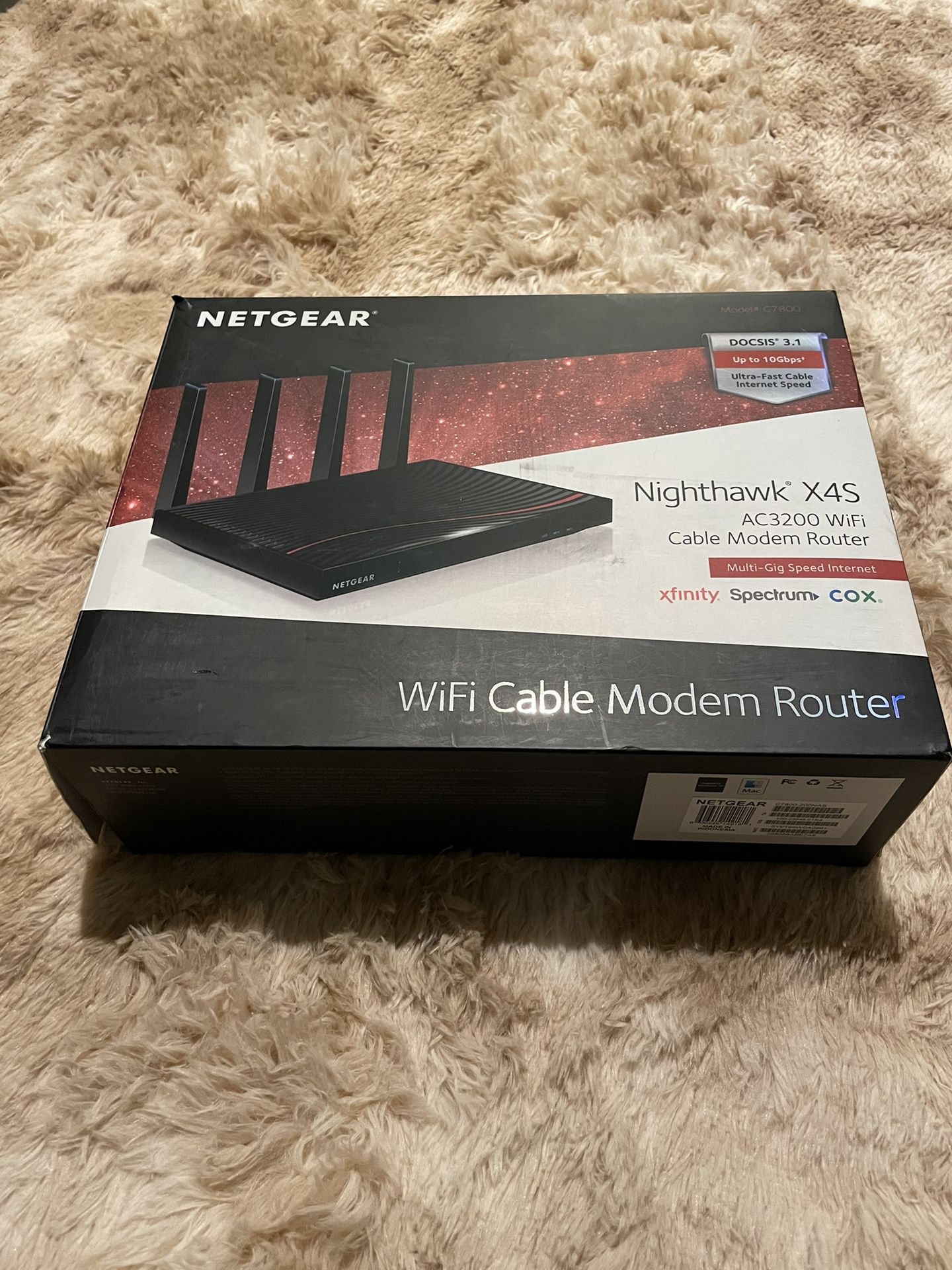 NETGEAR 10GBPS Speed High Range Modem & Router