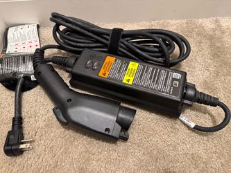 Electric Vehicle EV Level 1 Charger J1772 12 Amp 120 Volt AC