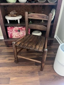 Wood Chair for Doll or Plant