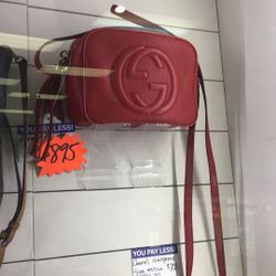 Gucci Red Soho Bag $895