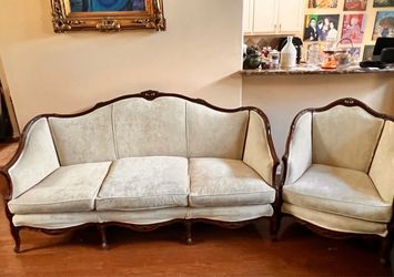 Vintage Couch And Chair