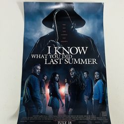 I Know What You Did Last Summer B&B Theaters Original Movie Promo Poster