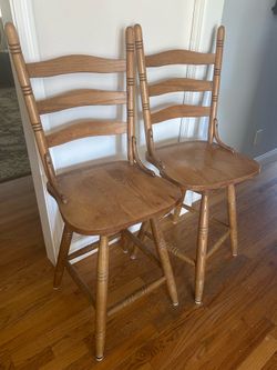 Wood chairs
