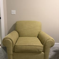 Green chair - Aniline leather