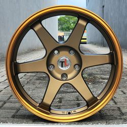 18x8.5 5x114.3 TRAKLITE DRIVE BRONZE WHEELS
