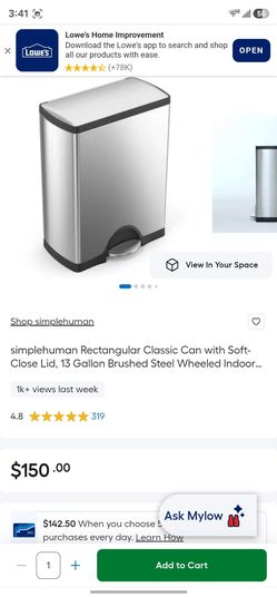 Simple human garbage can