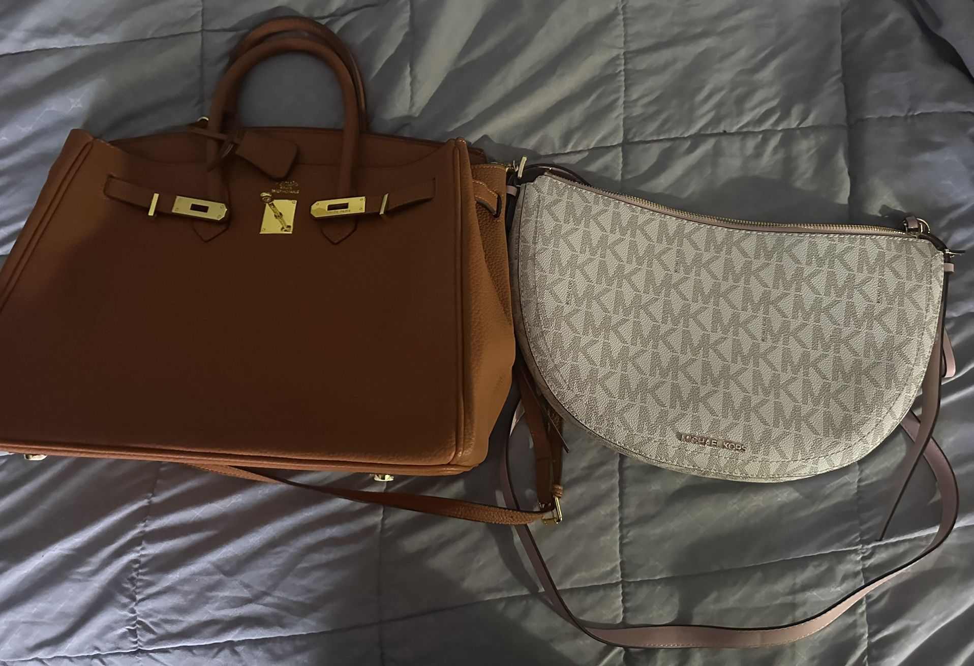 2 Luxury Bags Hermes And Michael Kors