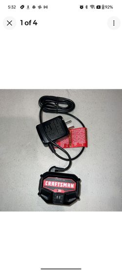 Two Craftsman 20V
 Lithium-Ion Battery Charger