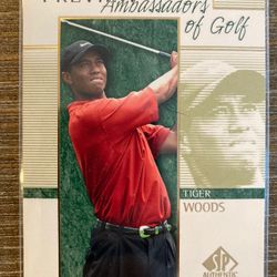 Tiger Woods Ambassadors Of Golf SP Authentic Card
