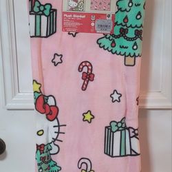 Hello Kitty Christmas Blanket